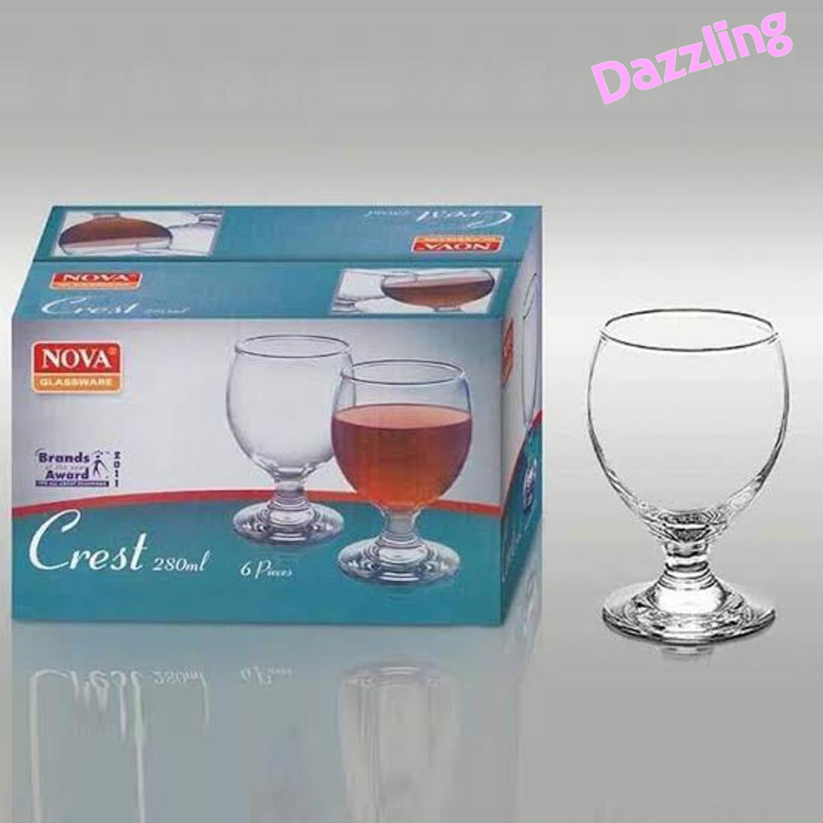 Nova glass ware PACK OF 6 PCS